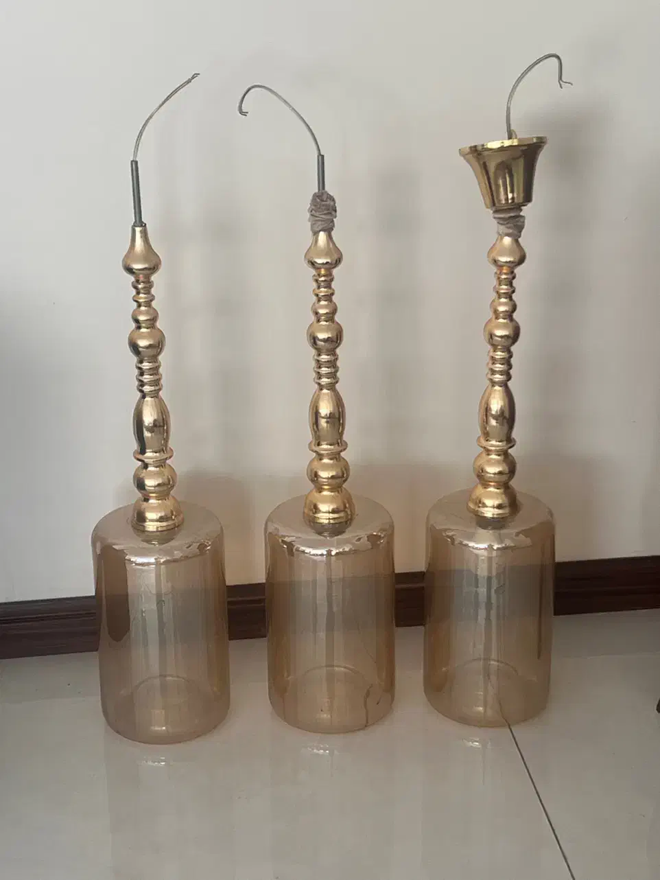 سه عدد لوستر بلند|لوستر و چراغ آویز|تهران, یوسف‌آباد|دیوار