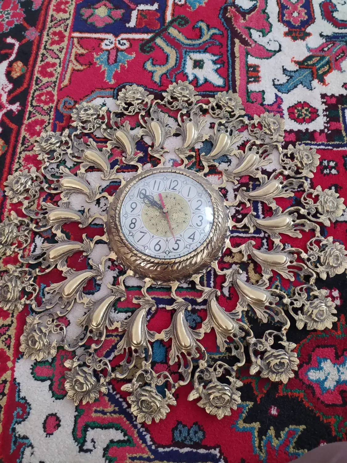 ساعت دیواری برنز|ساعت دیواری و تزئینی|میانه, |دیوار