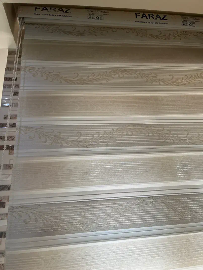 پرده زبرا در حد نو ۲عدد|پرده، رانر، رومیزی|تهران, افسریه جنوبی|دیوار