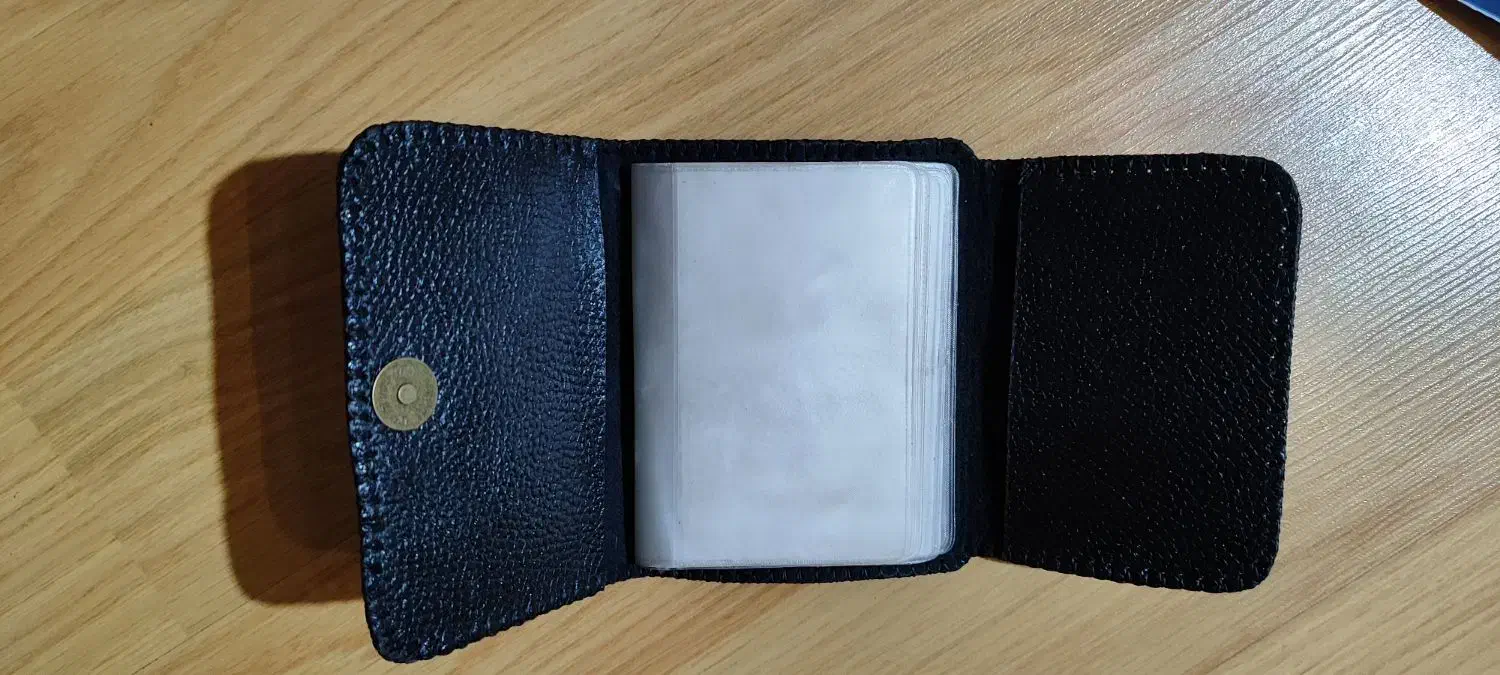 کیف پول و جاکارتی چرم دست دوز|کیف، کفش، کمربند|پرند, فاز ۵|دیوار