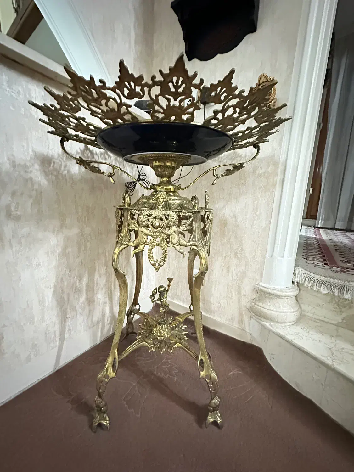 پایه میوه خوری برنز|ظروف سرو و پذیرایی|اسلامشهر, شهرک قائمیه|دیوار