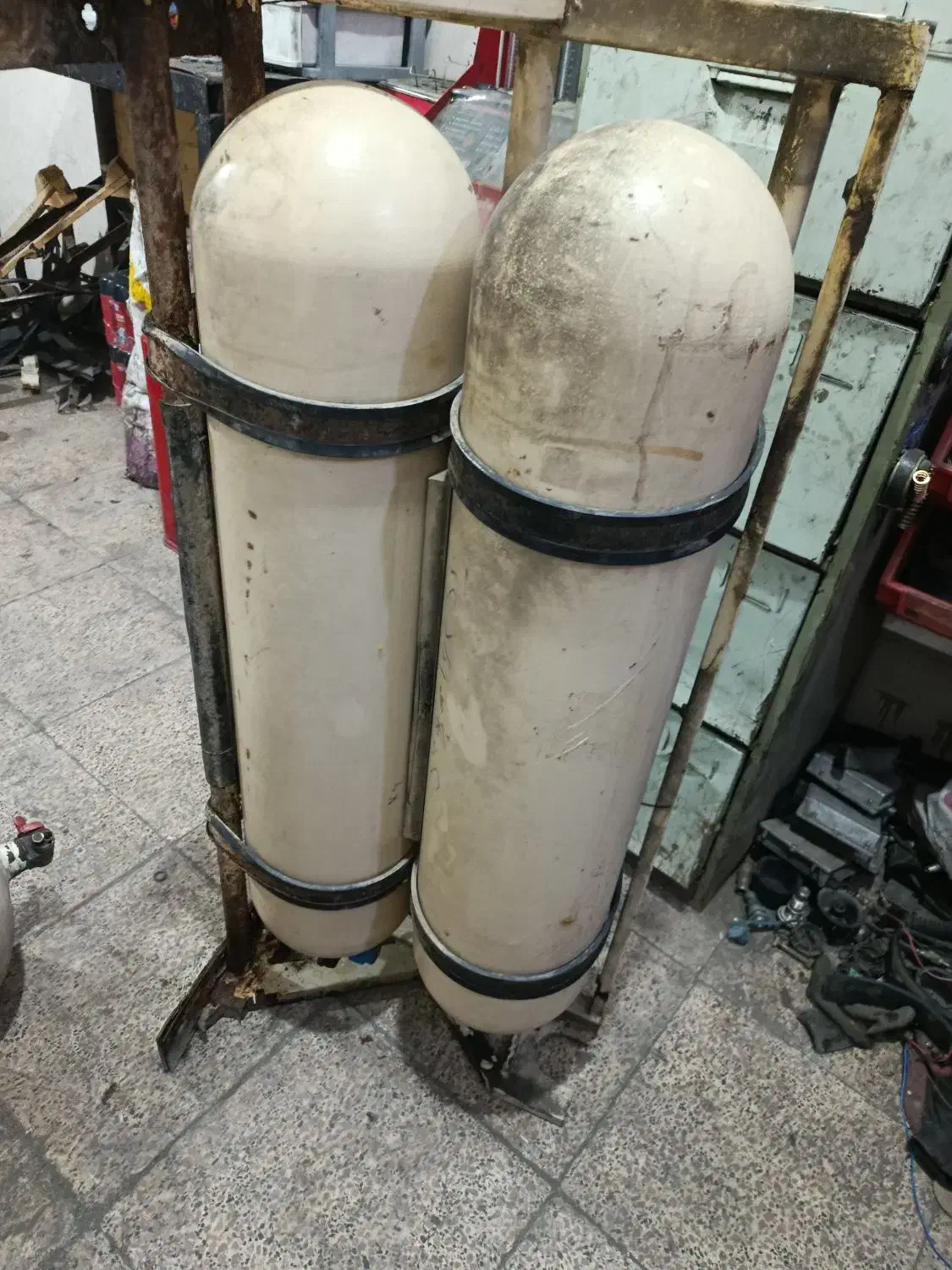 کپسول گاز سی ان جی دو قلو پیکان وانت مخزن cng|قطعات یدکی و لوازم جانبی|صباشهر, |دیوار