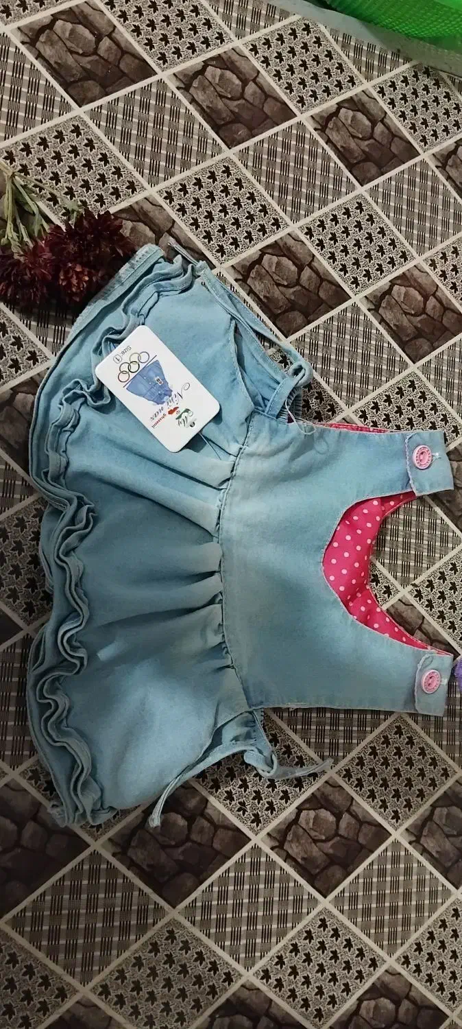 لباس دخترانه نخ پنبه برای ۱ سال با حد سری نو نو|کفش و لباس بچه|صوفیان, |دیوار