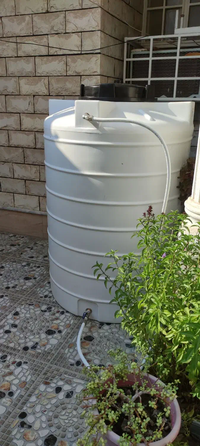 مخزن آب نو ۱۰۰۰ لیتری- دو هفته استفاده شده|مصالح و تجهیزات ساختمان|خورموج, |دیوار