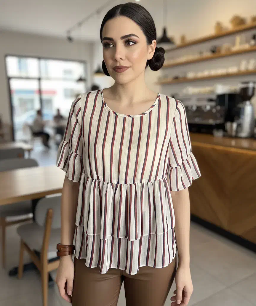 شومیز راه راه دخترانه|لباس|سیرجان, |دیوار