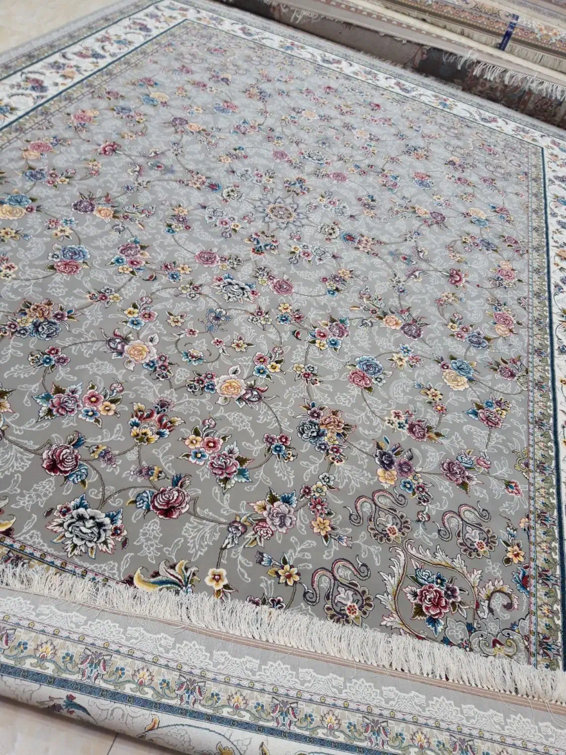 فرش ۳×۳|فرش|کاشمر, |دیوار