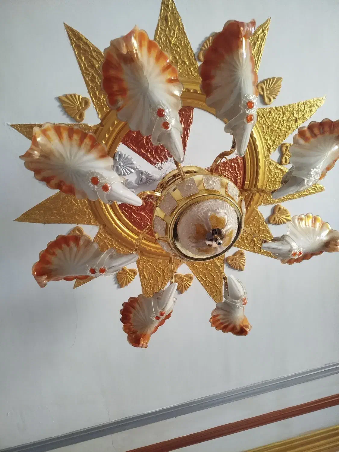 لوستر اتاق پذیرایی|لوستر و چراغ آویز|زاهدان, |دیوار