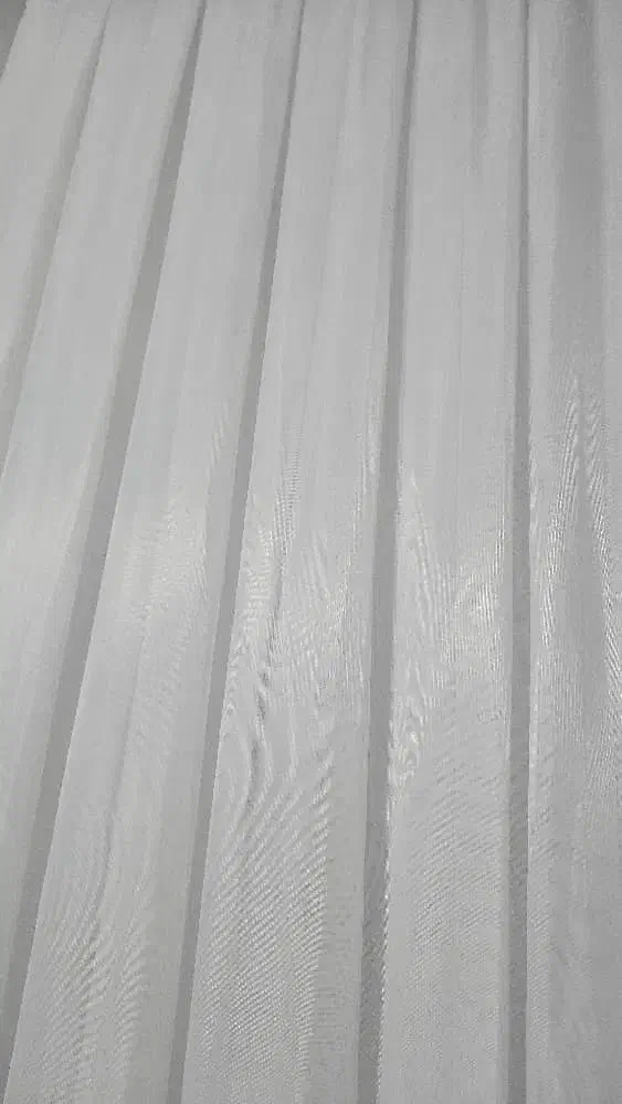 پرده حریر سفید|پرده، رانر، رومیزی|جم, |دیوار