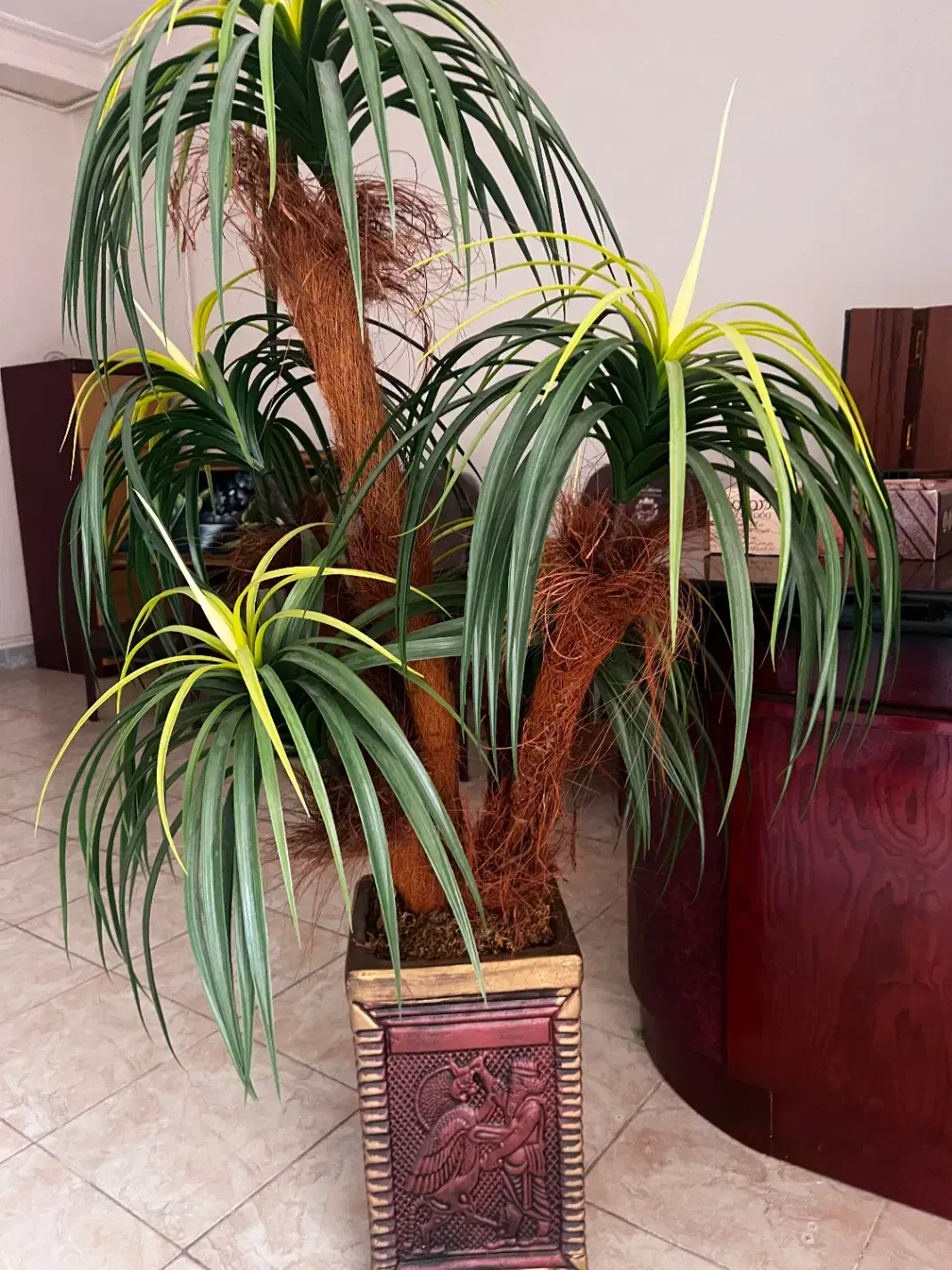 درختچه مصنوعی و گل|گل مصنوعی|بابل, |دیوار