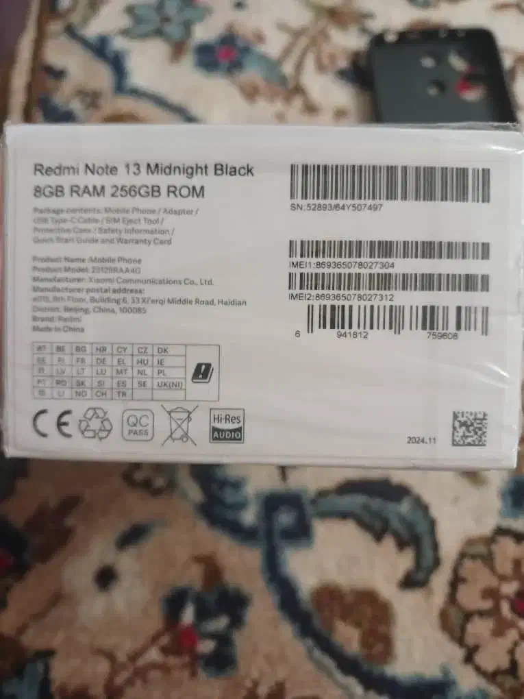 گوشی موبایل شیایومی ردمی نت 13 با 7ماه گارانتی|موبایل|محمدشهر, همایون ویلا|دیوار