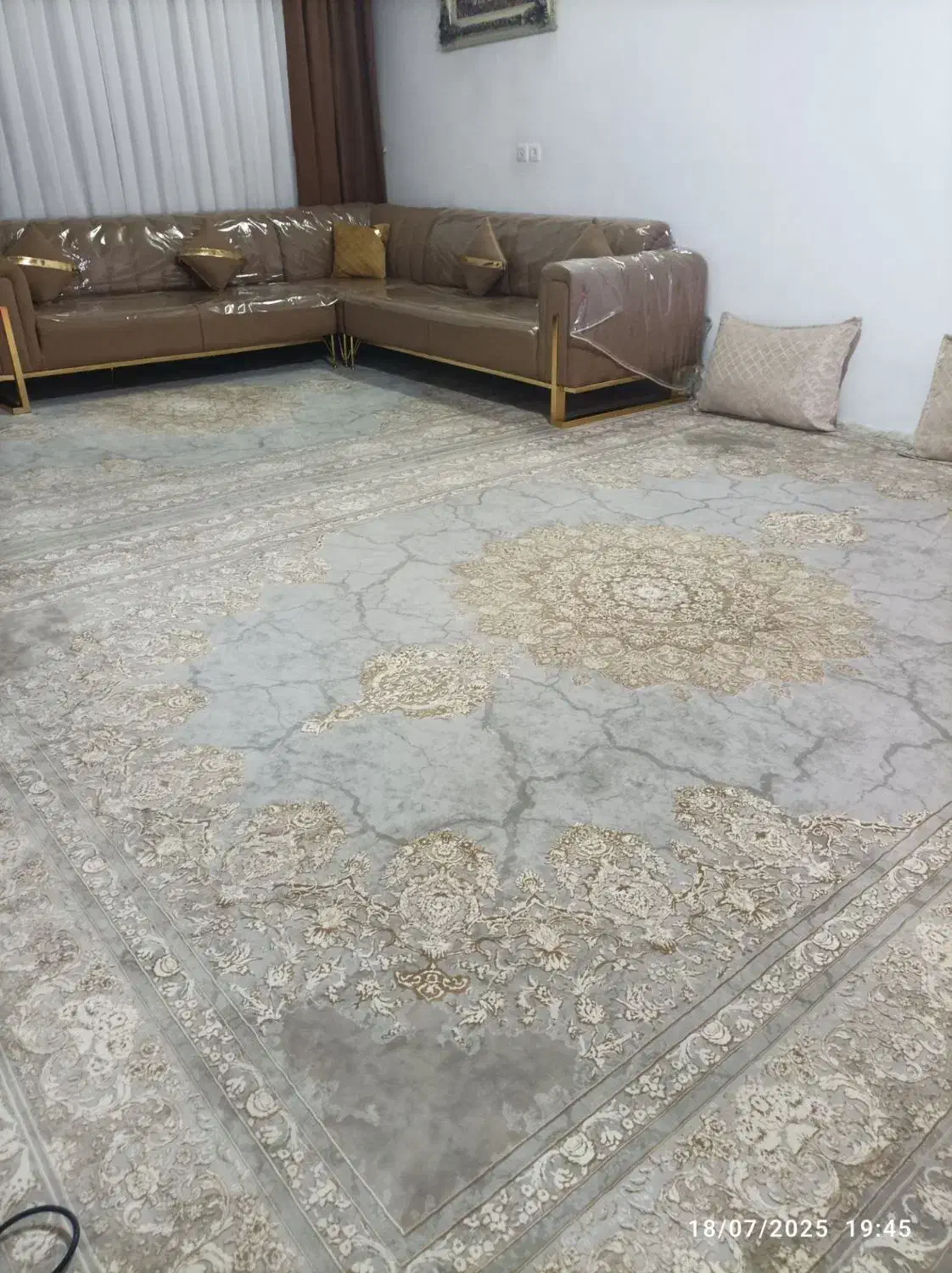 یک جفت فرش ۱۲متری|فرش|تاکستان, |دیوار