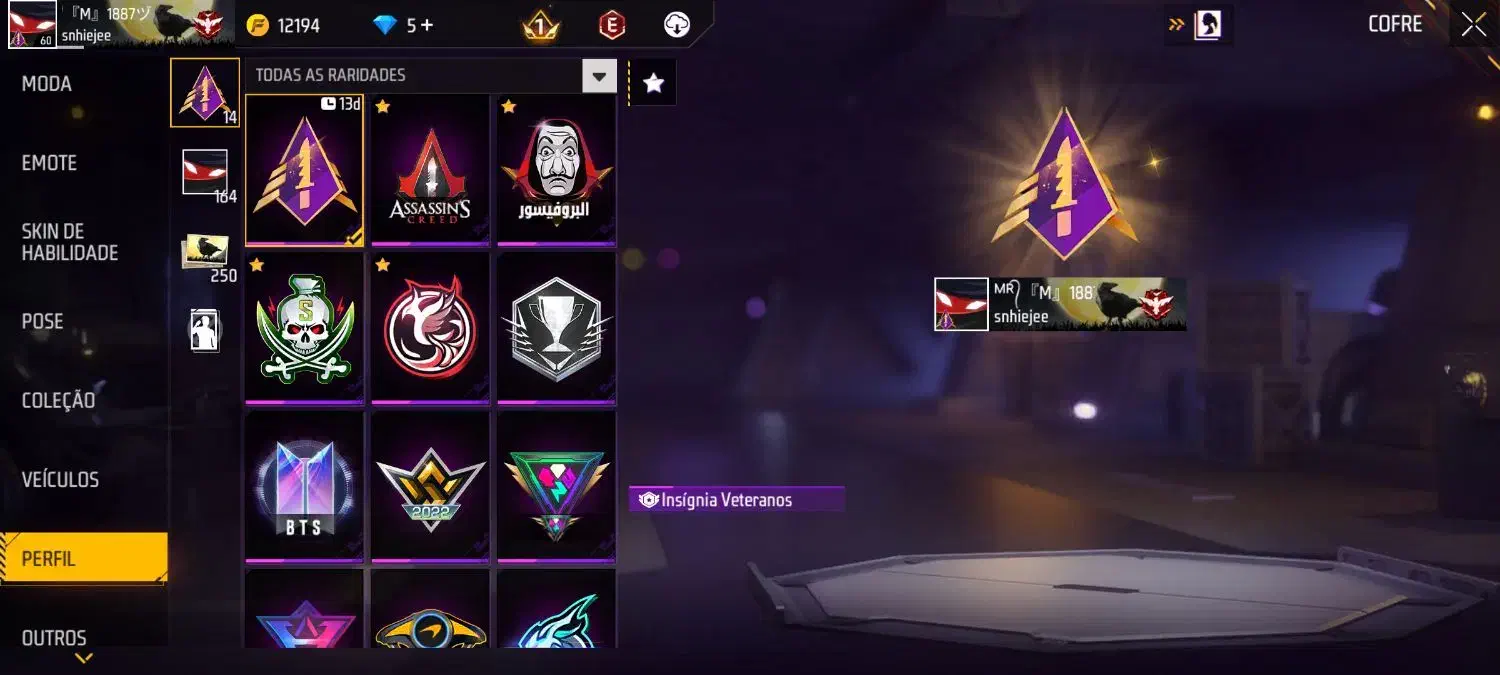 اکانت فری فایر|کنسول، بازی ویدئویی و آنلاین|مسجد سلیمان, |دیوار