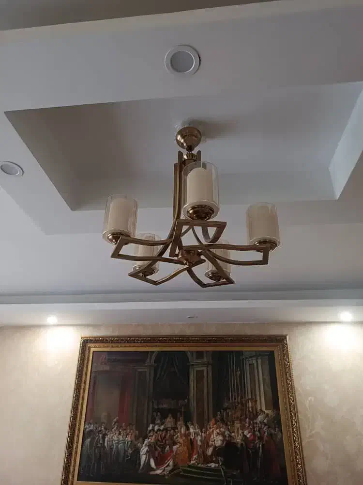 لوستر پنج شاخه|لوستر و چراغ آویز|فردیس, شهرک ناز|دیوار