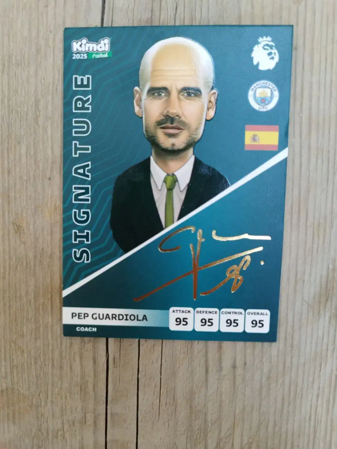 کارت کیمدی امضا پپ گواردیولا|کلکسیون و سرگرمی|اردستان, |دیوار