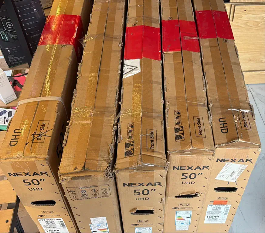 تلویزیون نکسار ۵۰ کیفیت ۴k|تلویزیون و پروژکتور|رشت, فلسطین|دیوار