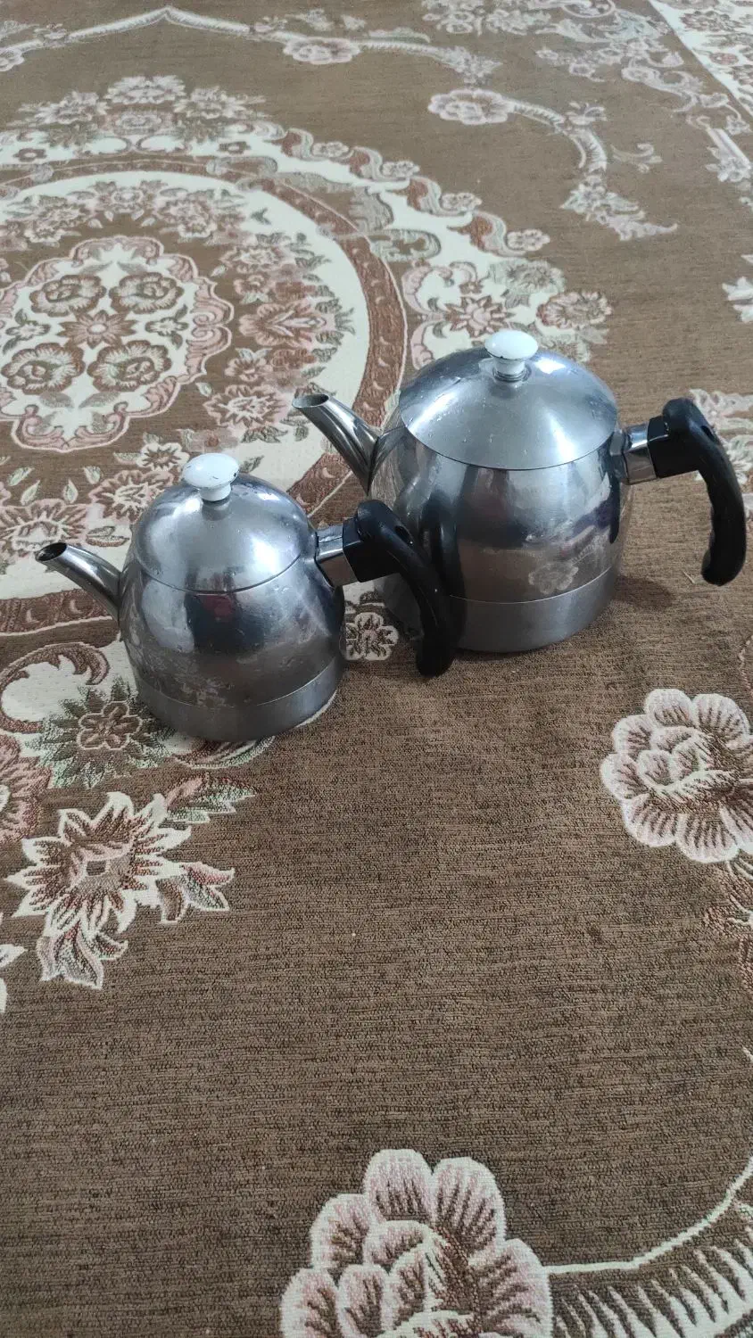 کتریو قوری استیل|قوری، کتری، قهوه‌ساز دستی|سقز, |دیوار