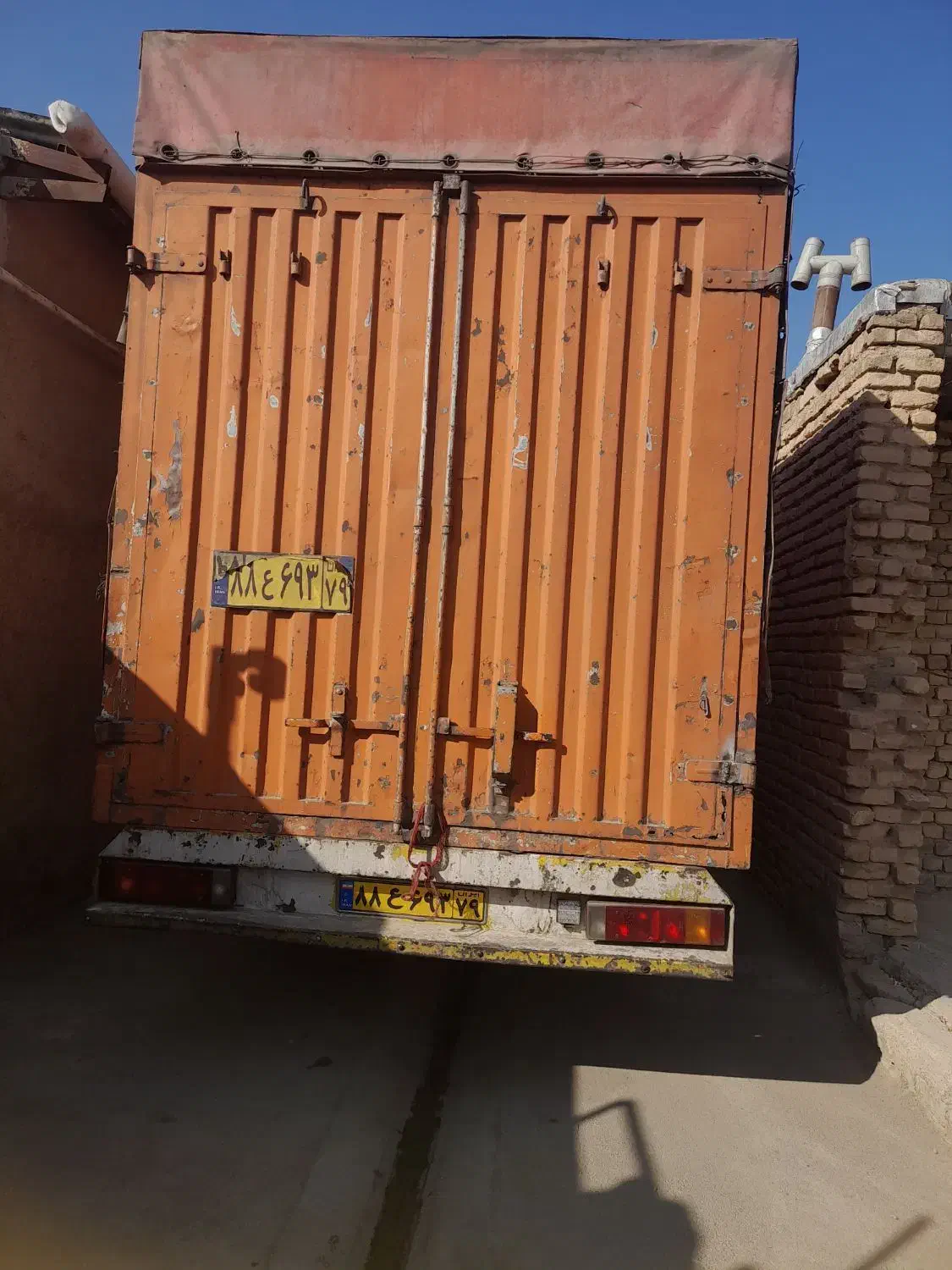 خاور مسقف اتاق ۵۲۰ عرض ۲۴۰ ارتفاع ۲۸۰ مدل ۵۹|خودرو سنگین|بشاریات, |دیوار