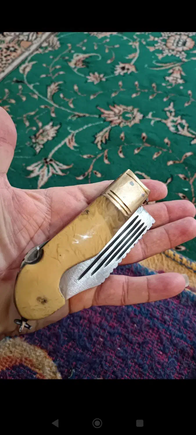 چاقو بابا اصل|کلکسیون اشیاء عتیقه|نهاوند, |دیوار