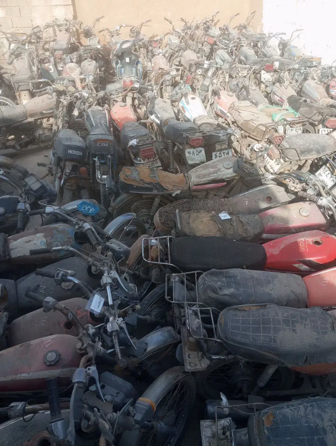 موتور مزایده ای اوراقی انجین هوندا|موتورسیکلت|شیراز, شهرک گلها|دیوار