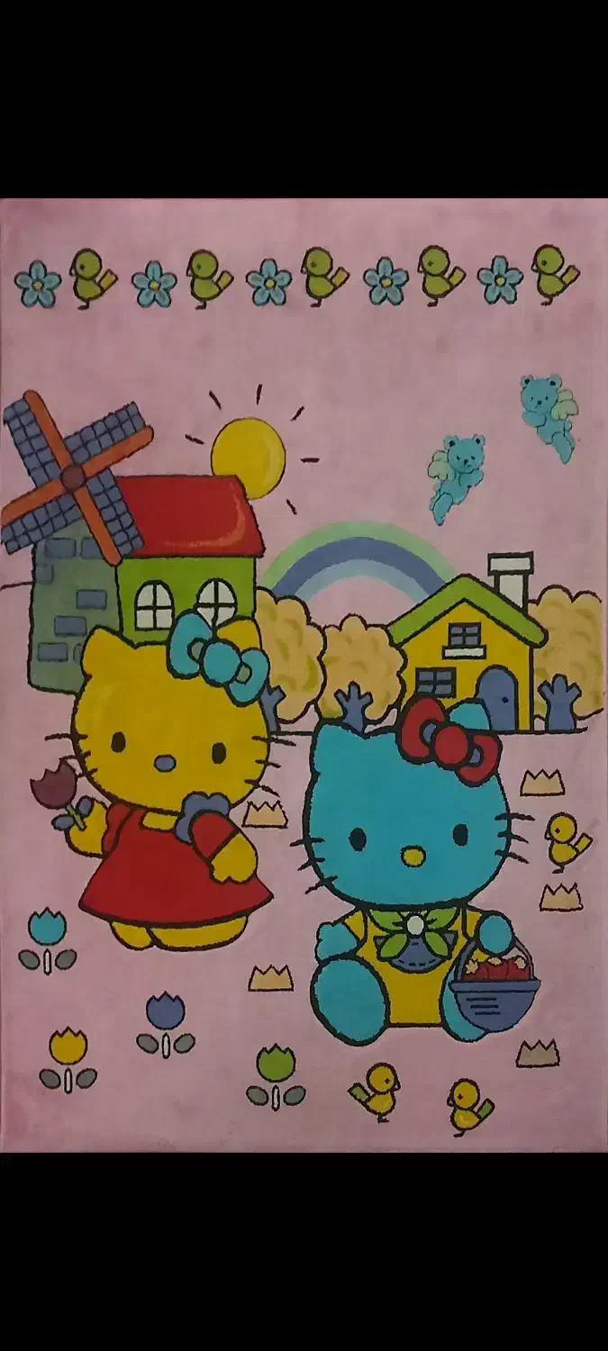 فرش ۴ متری اتاق کودک|فرش|الوند, |دیوار