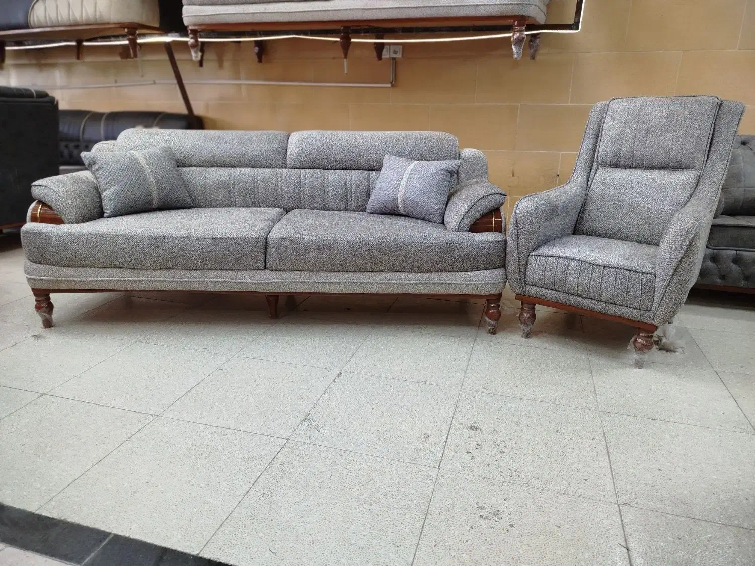 مبل شمس شرکتی اقساطی با ضمانت|مبلمان خانگی و میز عسلی|کرمانشاه, |دیوار