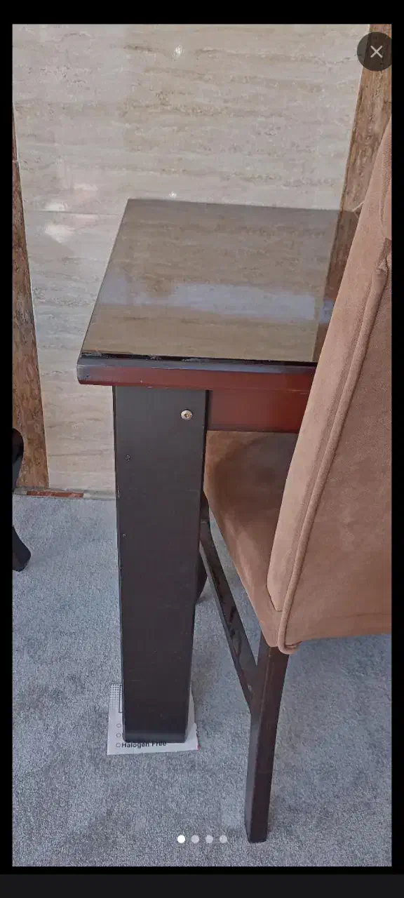 میز نهارخوری 4نفره|میز و صندلی غذاخوری|رشت, چله خانه|دیوار