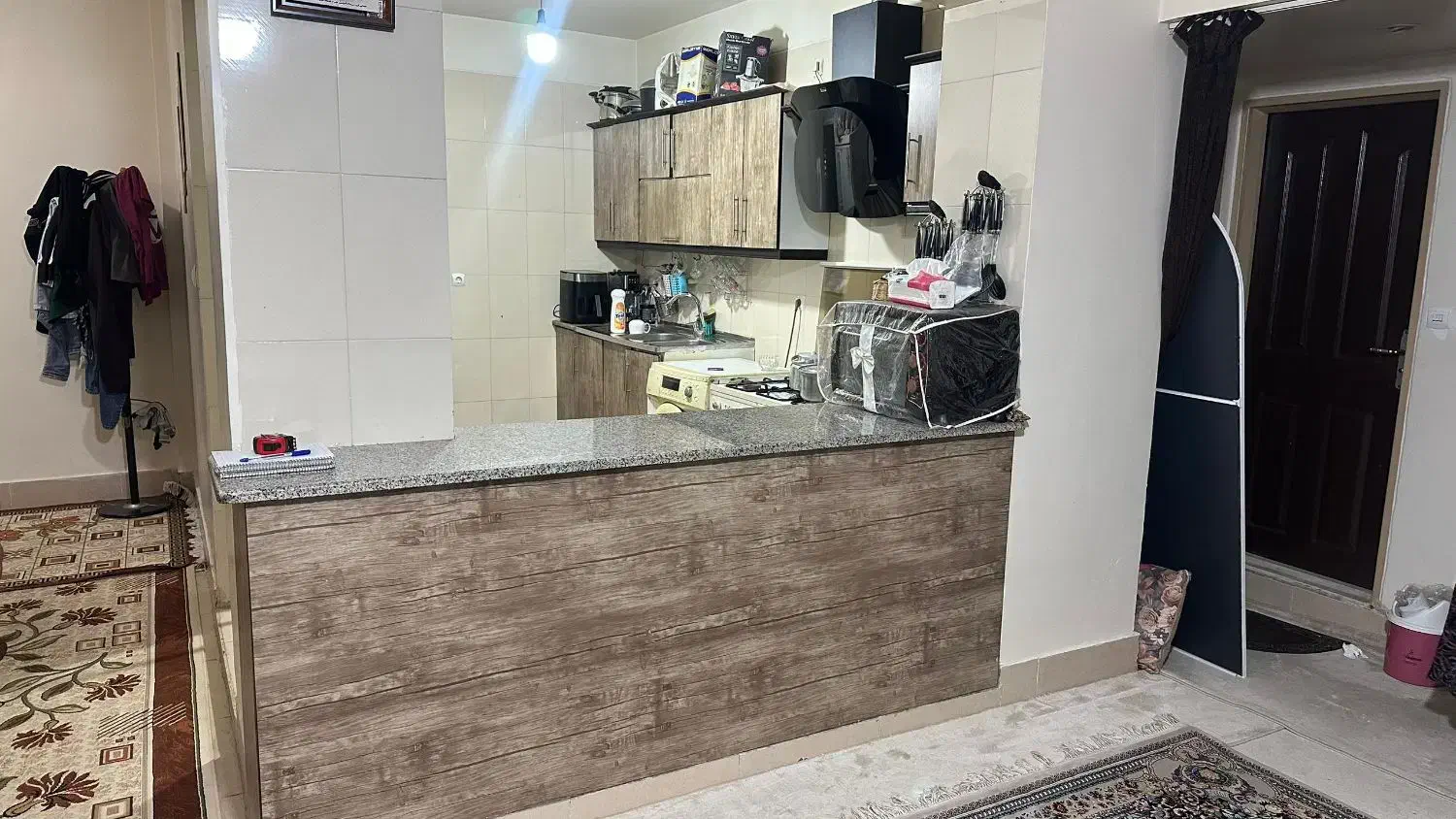 کابینت دست دوم تمیز با سینک و شیر ظرفشویی|مصالح و تجهیزات ساختمان|قم, پردیسان|دیوار