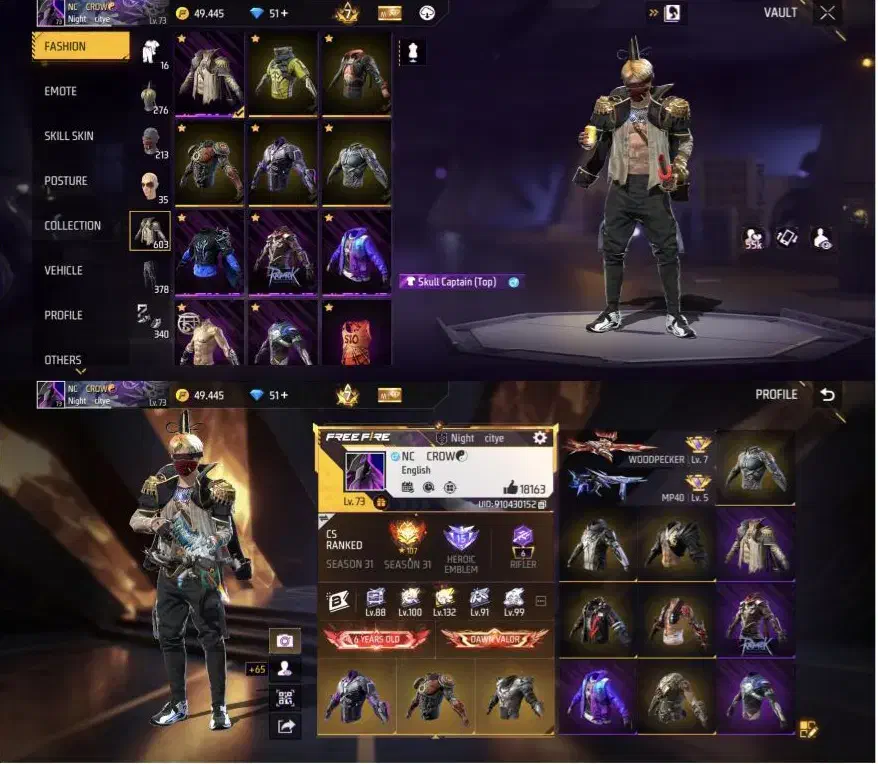 اکانت فری فایر|کنسول، بازی ویدئویی و آنلاین|رامشه, |دیوار