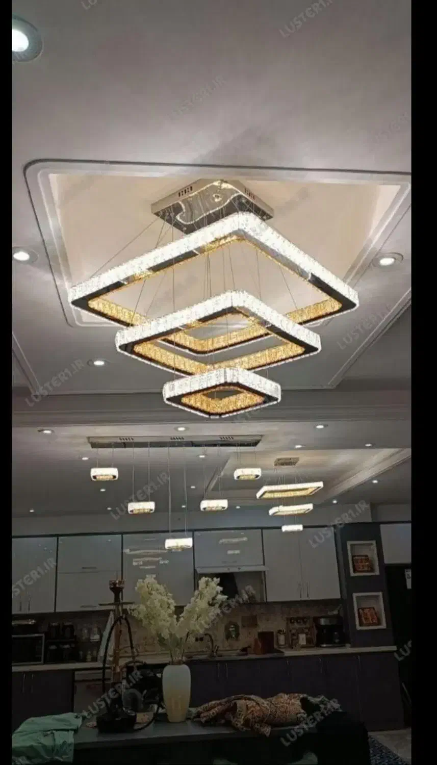 ۱عدد لوستر پلمپ به فروش میرسد|لوستر و چراغ آویز|مشهد, عبادی|دیوار