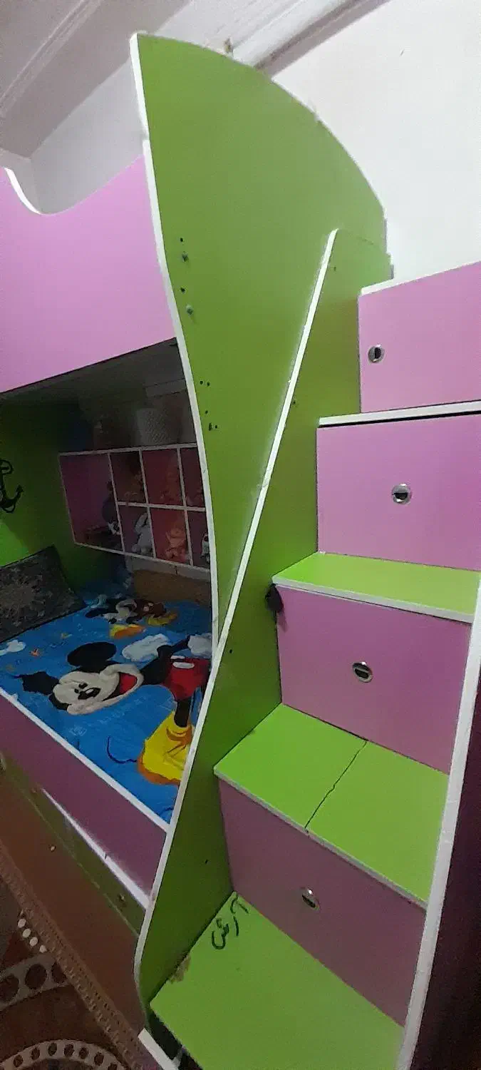 تخت خواب دو طبقه|تخت و سرویس خواب|فریدونشهر, |دیوار