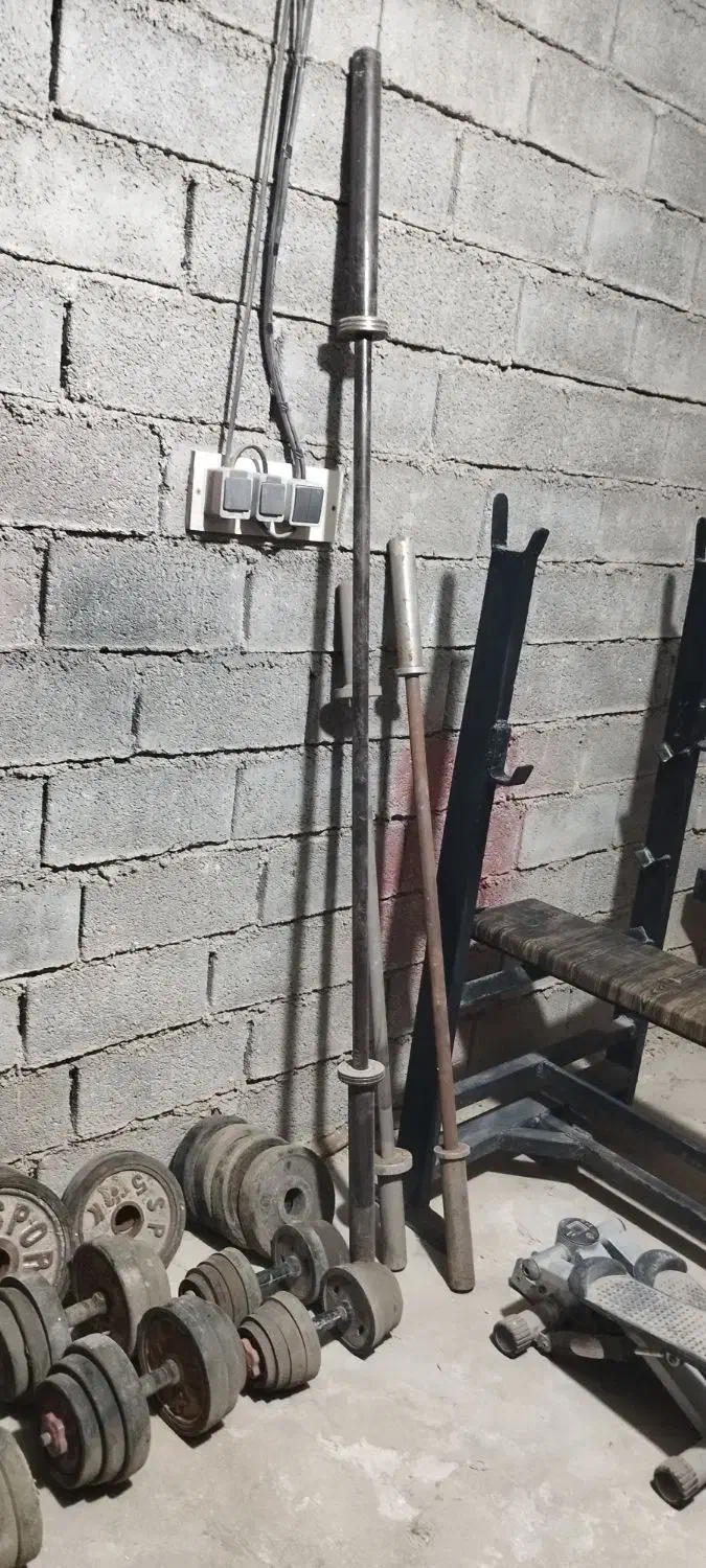 میله هالتر صفحه  دمبل میزپرس کیسه بکس  سربندر|تجهیزات ورزشی|بندر ماهشهر, |دیوار