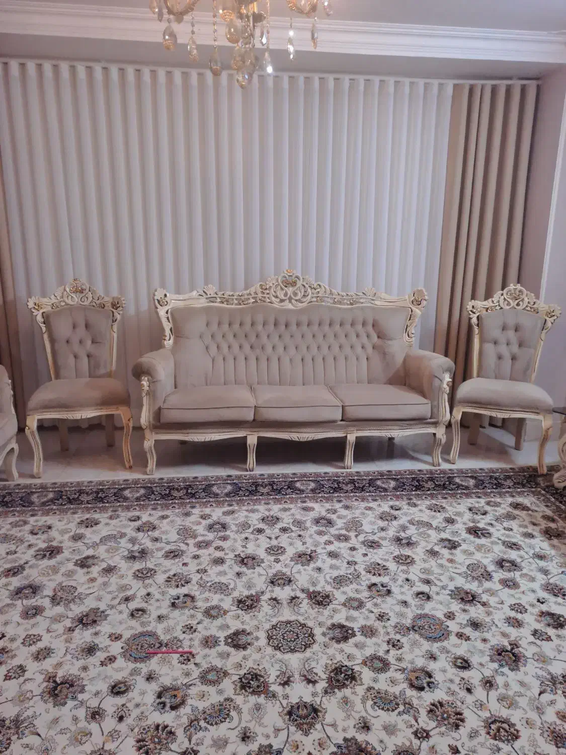 مبل ۹ نفره استیل|مبلمان خانگی و میز عسلی|بجنورد, |دیوار