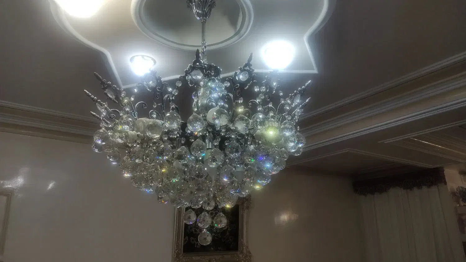 لوستر برنز ۲۴ شاخه|لوستر و چراغ آویز|تهران, بهداشت|دیوار