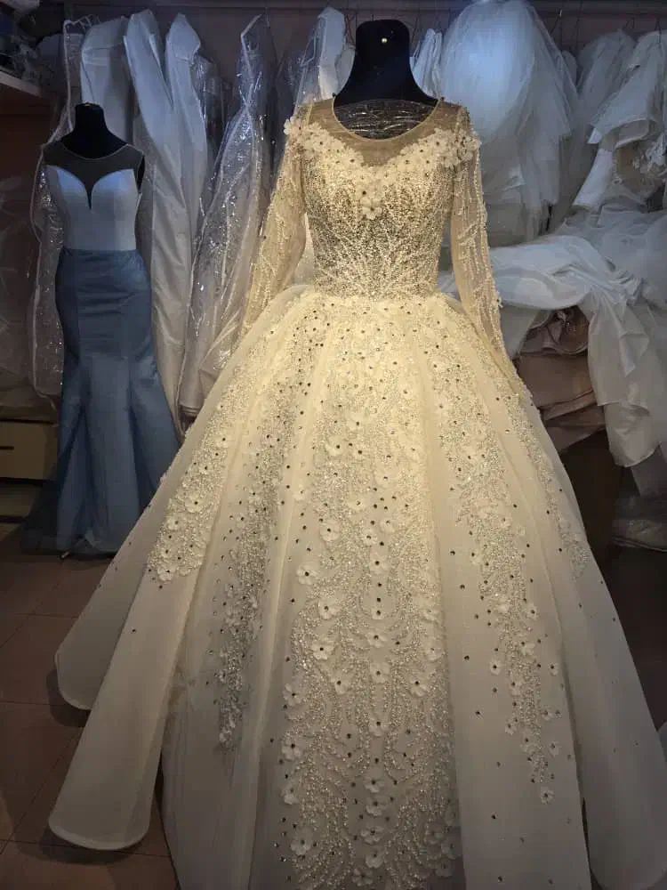 لباس عروس نو عربی بسیار زیبا|لباس|همدان, |دیوار