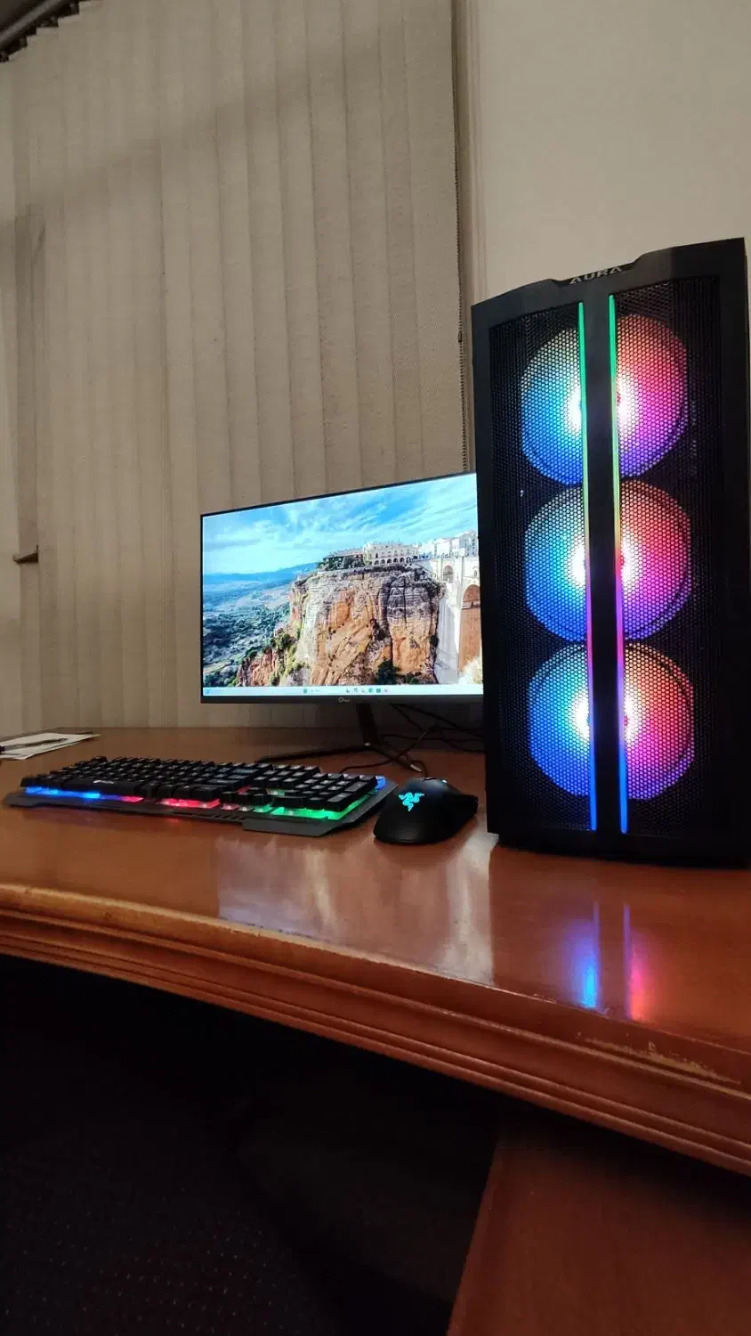 کیس گیمینگ و رندرینگ i5 نسل۱۲ رم ۱۶ گرافیک ۸|رایانه رومیزی|شیراز, سینما سعدی|دیوار