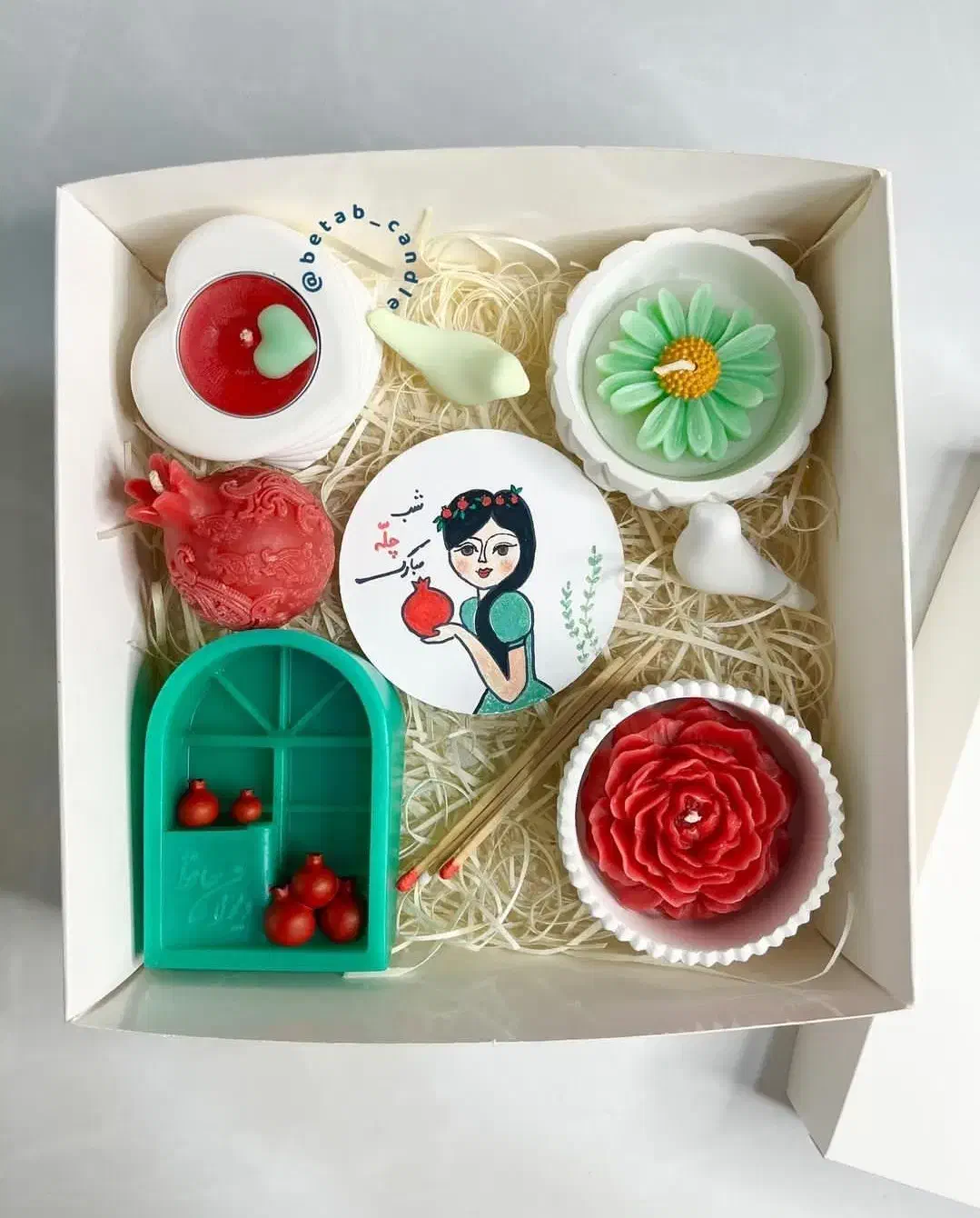 شمع های دکوری شب یلدا|صنایع دستی و سایر لوازم تزئینی|تهران, پیکان شهر|دیوار