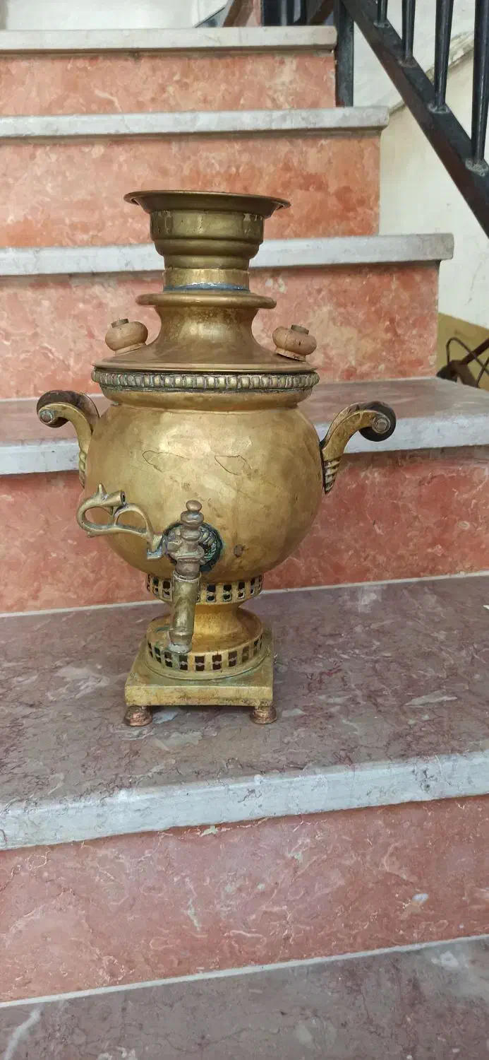 سماور ذغالی روسی قدیمی۲لیتری|کلکسیون و سرگرمی|ساری, |دیوار