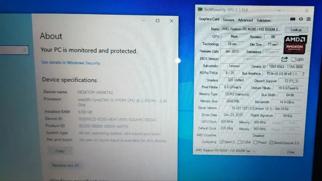 لپ تاپ i3 با گرافیک 2 گیگ مجزا|رایانه همراه|خوی, |دیوار