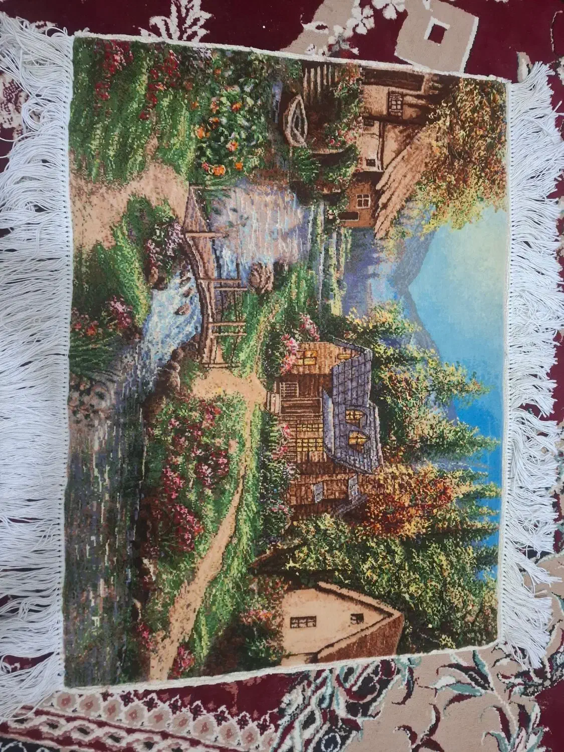 تابلوفرش دست بافت|تابلو فرش|بهارستان, |دیوار