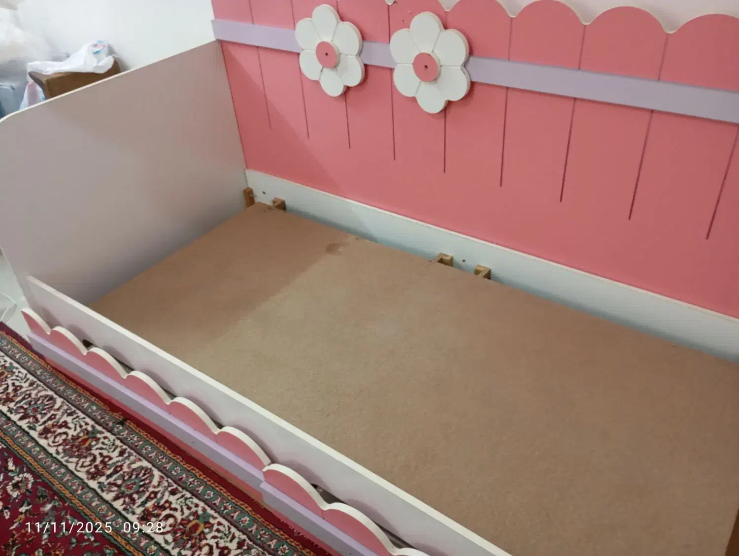 تختMDF|تخت و سرویس خواب|قائم‌شهر, |دیوار