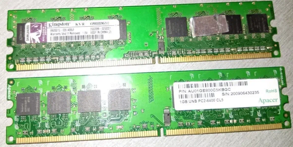 تعدای RAM و CPU  قدیمی|قطعات و لوازم جانبی رایانه|مشهد, خرمشهر|دیوار