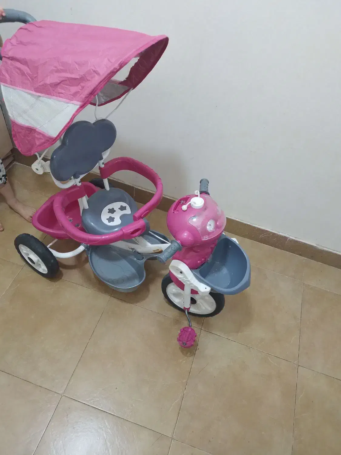 سه چرخه کودک موزیکال|دوچرخه، اسکیت، اسکوتر|ایلام, |دیوار