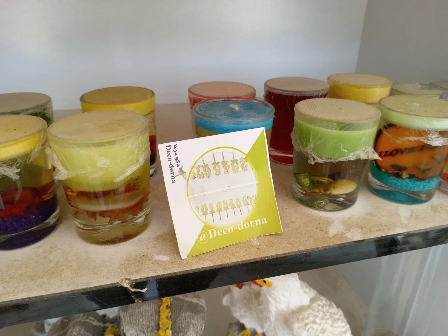 شمع تزئینی|صنایع دستی و سایر لوازم تزئینی|شیراز, کفترک|دیوار