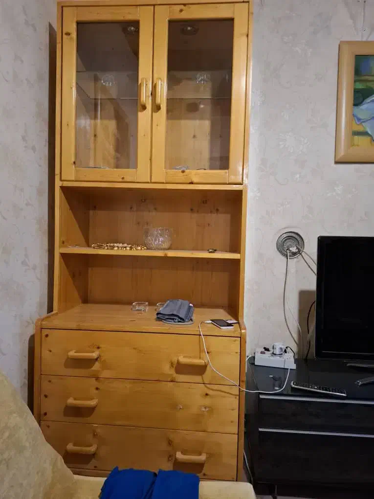 کمد چوبی سه تیکه|بوفه، ویترین، کنسول|گنبد کاووس, |دیوار