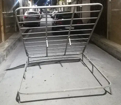 تخت جکدارفلزی 2نفره|تخت و سرویس خواب|اسلام‌شهر, شهرک قائمیه|دیوار