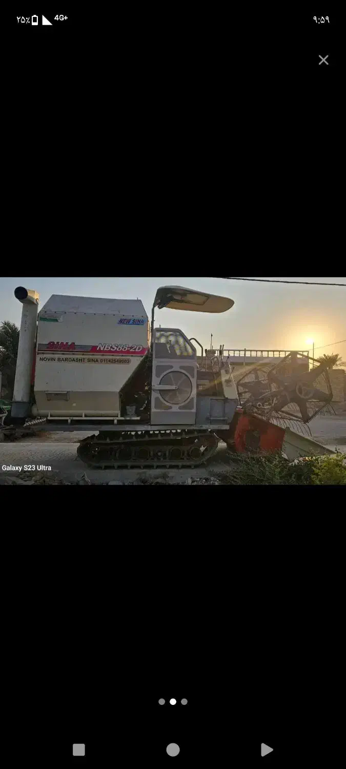 فروش کمباین برنج|خودرو سنگین|اهواز, کوی ترابری|دیوار