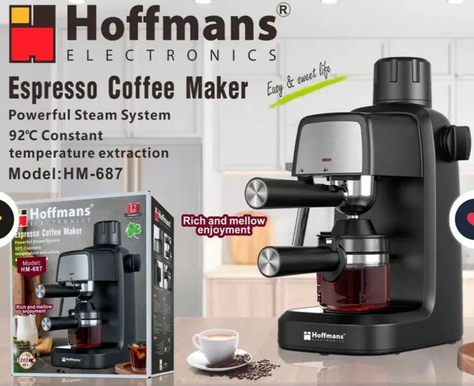 اسپرسوساز(قهوه ساز)هافمنس|سماور، چای‌ساز، قهوه‌ساز|آبادان, |دیوار