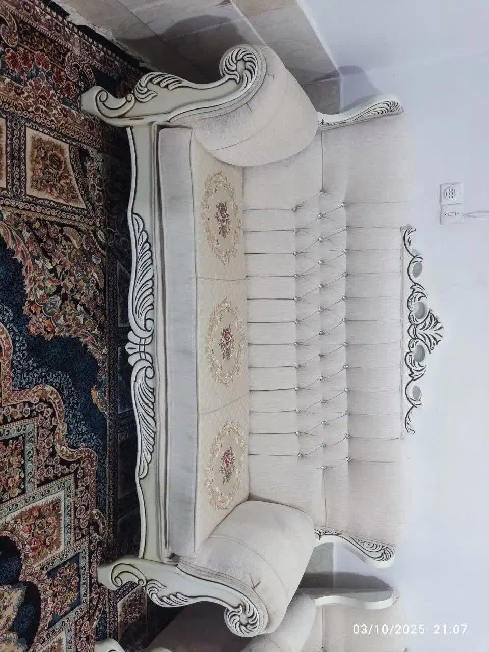 مبل ۷ نفره درحد نو|مبلمان خانگی و میز عسلی|کاشمر, |دیوار