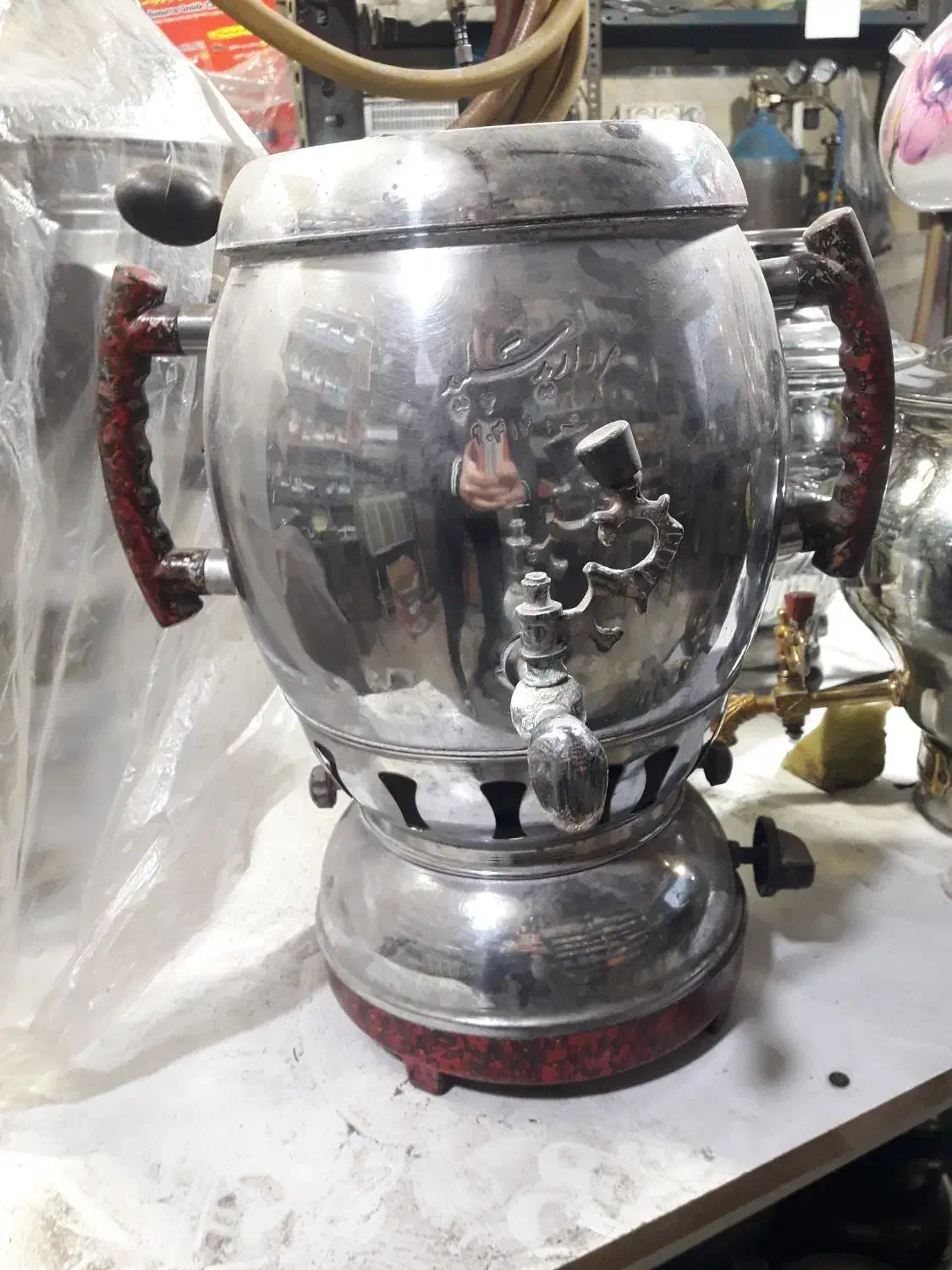 سماور گازی|سماور، چای‌ساز، قهوه‌ساز|محمدیه-قزوین, |دیوار