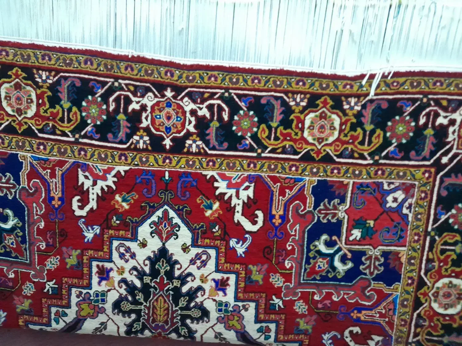 فرش هریس بارماخ توخوش تک 9متری|فرش|هریس, |دیوار